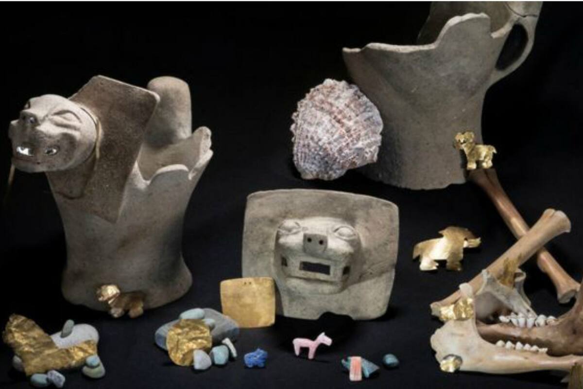 El hallazgo es extraordinario porque las piezas estaban todas asociadas y en contexto, lo que permite comprender los rituales del estado de Tiwanaku