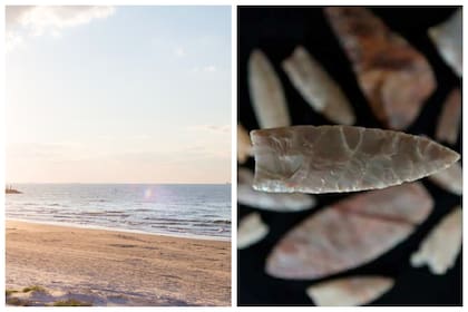 El hallazgo se realizó en una playa de Texas