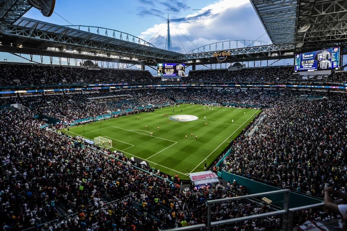 El Hard Rock Stadium de Miami Gardens, Florida, albergará dos partidos de la fase de grupos y la gran final de la Copa América 2024 en EE.UU.