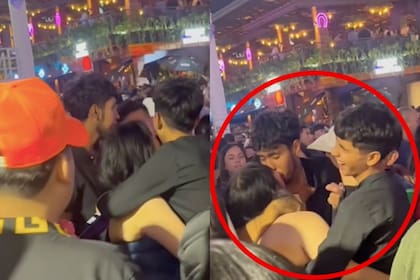 El hecho ocurrió durante la celebración de la Feria Nacional de San Marcos, en México (Foto: Tiktok @genemerchant /Captura de pantalla)