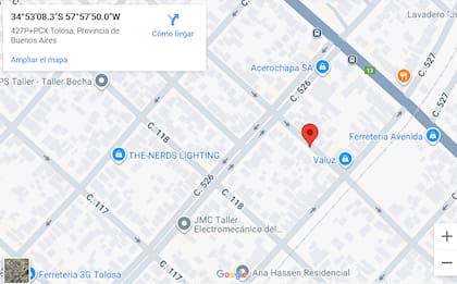 El hecho ocurrió el pasado jueves a las 20 en la esquina de la calle 119, en la intersección de 526 y 527.