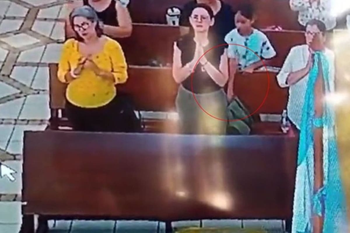 El hecho ocurrió en la iglesia Guadalupe de Tegucigalpa, capital de Honduras (Foto: X: @AlertaMundial2)