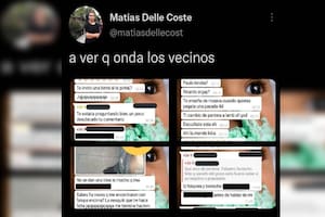 El hecho se hizo viral en Twitter aunque la identidad de los protagonistas no fue dada a conocer (Captura Twitter)