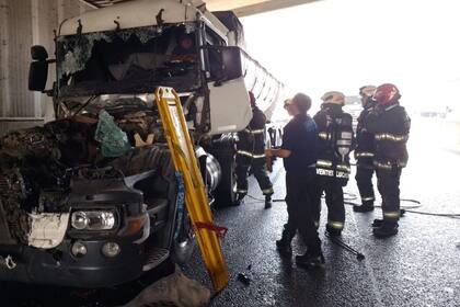 El hecho tuvo lugar sobre Eduardo Madero, entre avenida Córdoba y San Martín