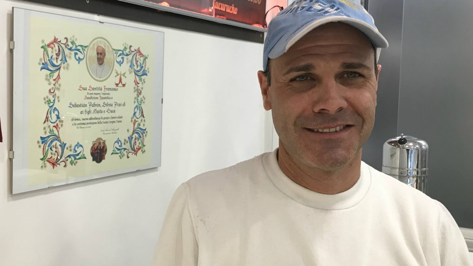 El heladero del Papa
