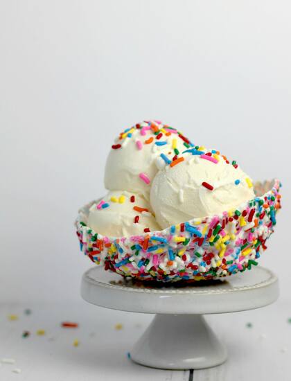 El helado se incluyó en la lista
