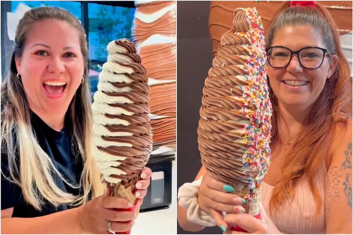 El helado viral de Tampa que puede alcanzar hasta 60 centímetros