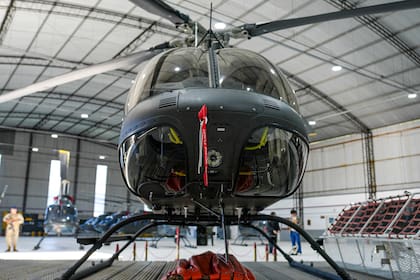 El helicóptero Bell 407GXi presentado en Campo de Mayo