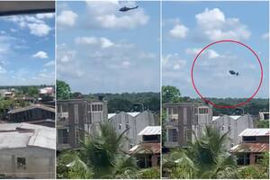 El helicóptero de las Fuerzas Armadas se desplomó y aun se investigan las causas