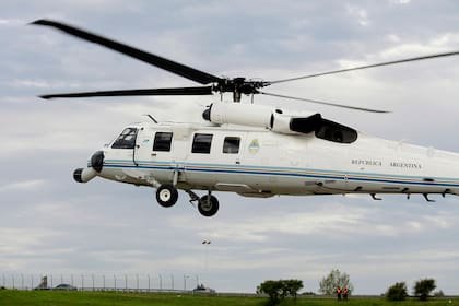El helicóptero H-01 de la presidencia de Argentina