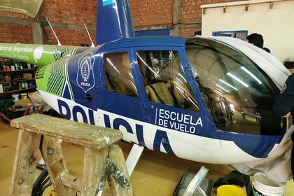 El helicóptero había sido alquilado por la policía bonaerense entre 2017 y 2019