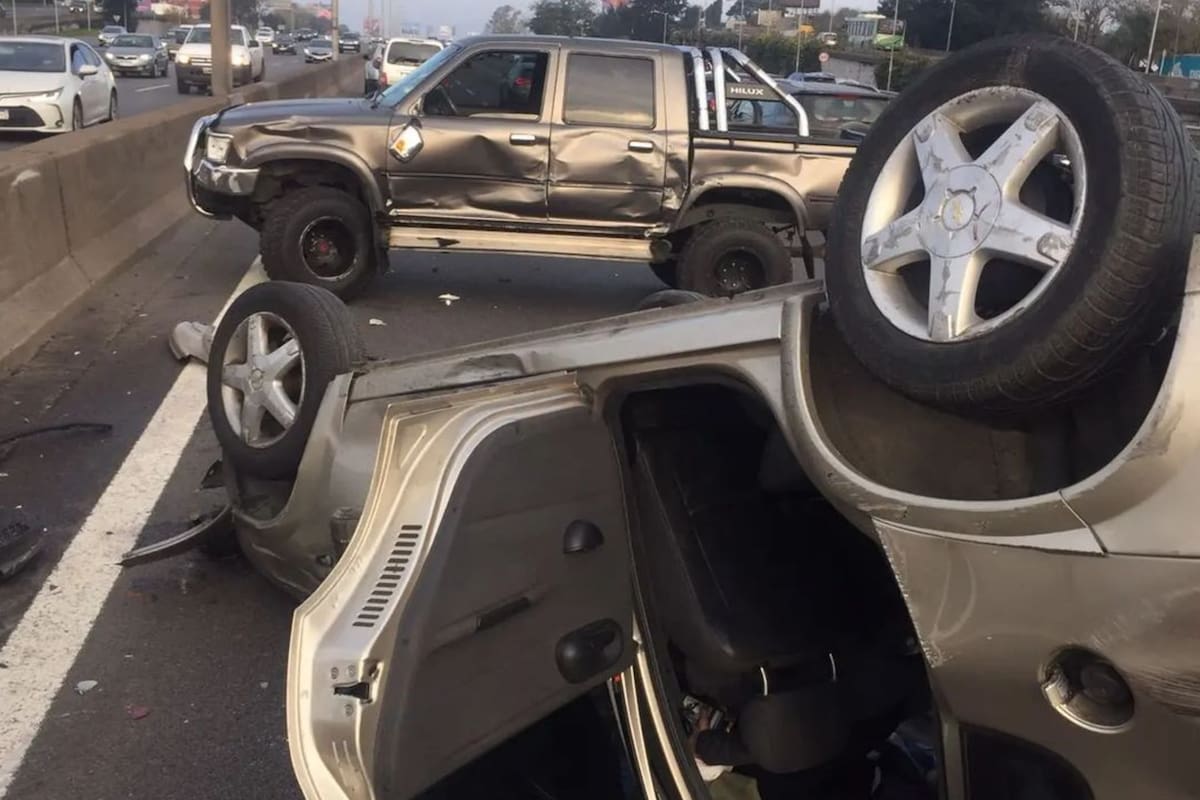 El hermano de Luis Ventura, Carlos, sufrió un terrible accidente vial y se salvó de milagro