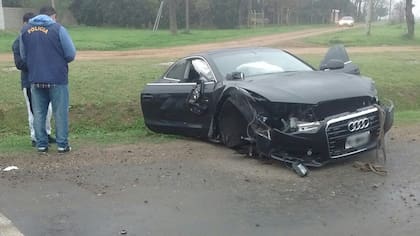 El hermano mayor de Messi manejaba un Audi A5 cuando colisionó contra la parte trasera de un camión