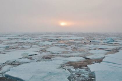 El hielo del Ártico podría derretirse por completo durante el mes de septiembre en las próximas décadas.  WOODS HOLE OCEANOGRAPHIC INSTITUTION