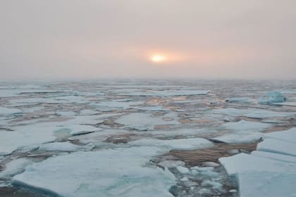 El hielo del Ártico podría derretirse por completo durante el mes de septiembre en las próximas décadas.  WOODS HOLE OCEANOGRAPHIC INSTITUTION