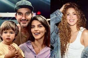 El hijo de Aíto de la Rúa y Calu Rivero sorprendió a todos con un tierno video que incluyó una canción de Shakira (Foto: Instagram @lacalurivero / @shakira)