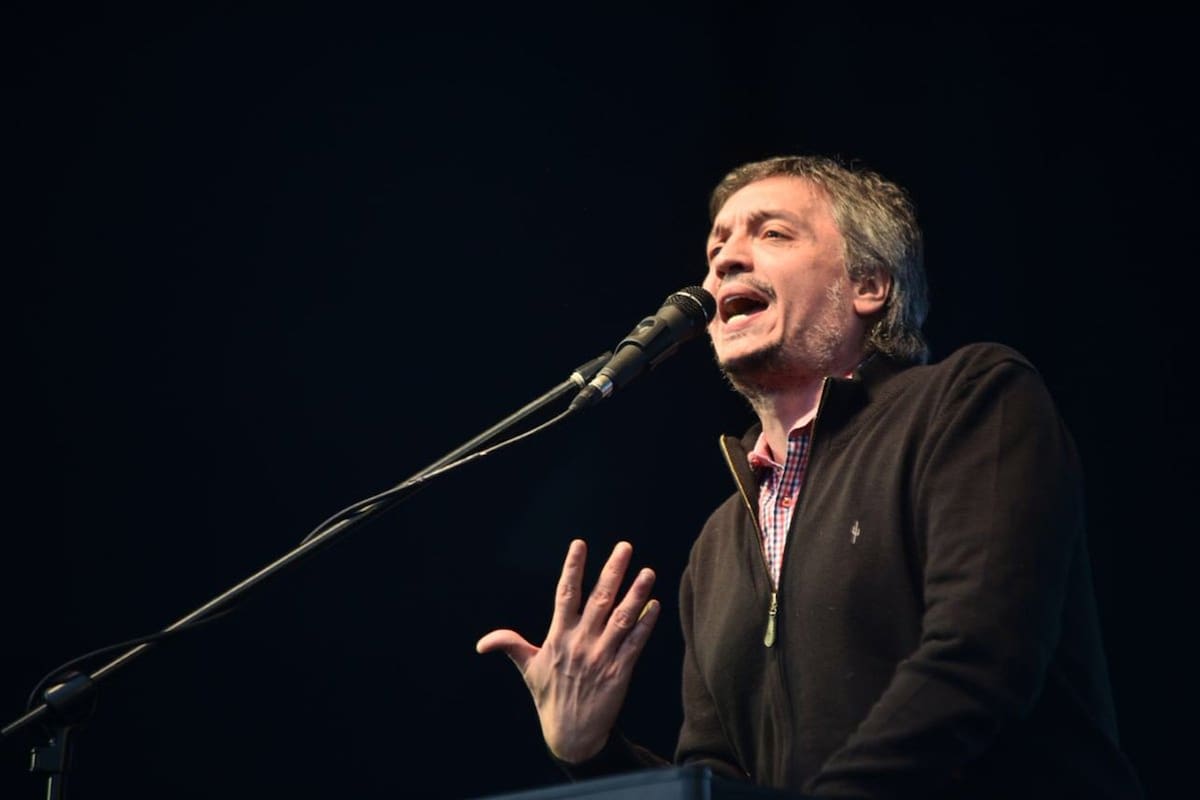 El hijo de Cristina Kirchner encabezó ayer un acto en Avellaneda