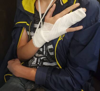 El hijo de la candidata a concejala Gabriela Giménez deberá ser intervenido quirúrgicamente (Twitter)