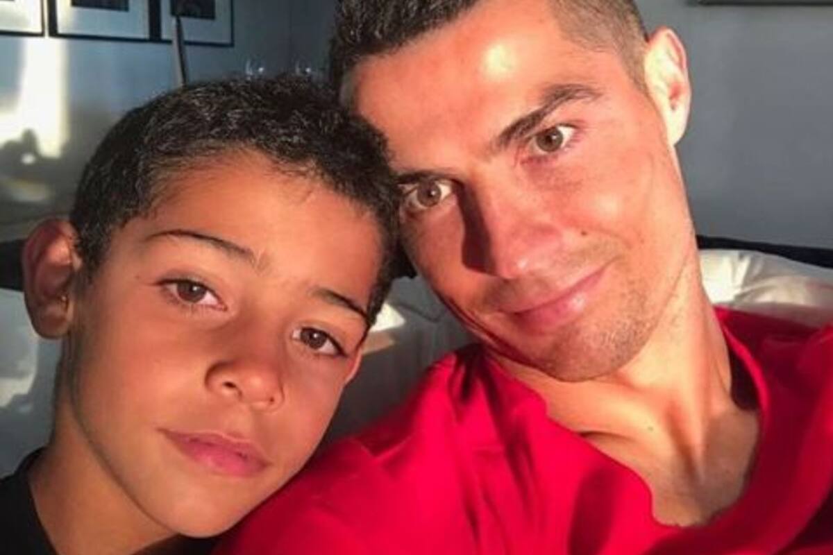 El hijo de nueve años de Cristiano Ronaldo debutó en las redes sociales con un increíble video de presentación