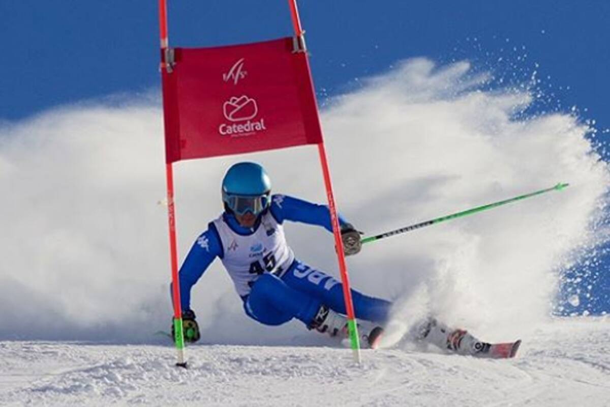 El hijo de Valeria Mazza, campeón de esquí