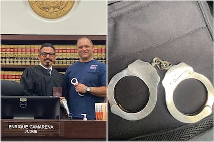 El hijo del agente Camarena es hoy juez en San Diego; en un acto simbólico, entregó a un exagente de la DEA las esposas de su padre para que se las lleven a Caro Quintero en Nueva York