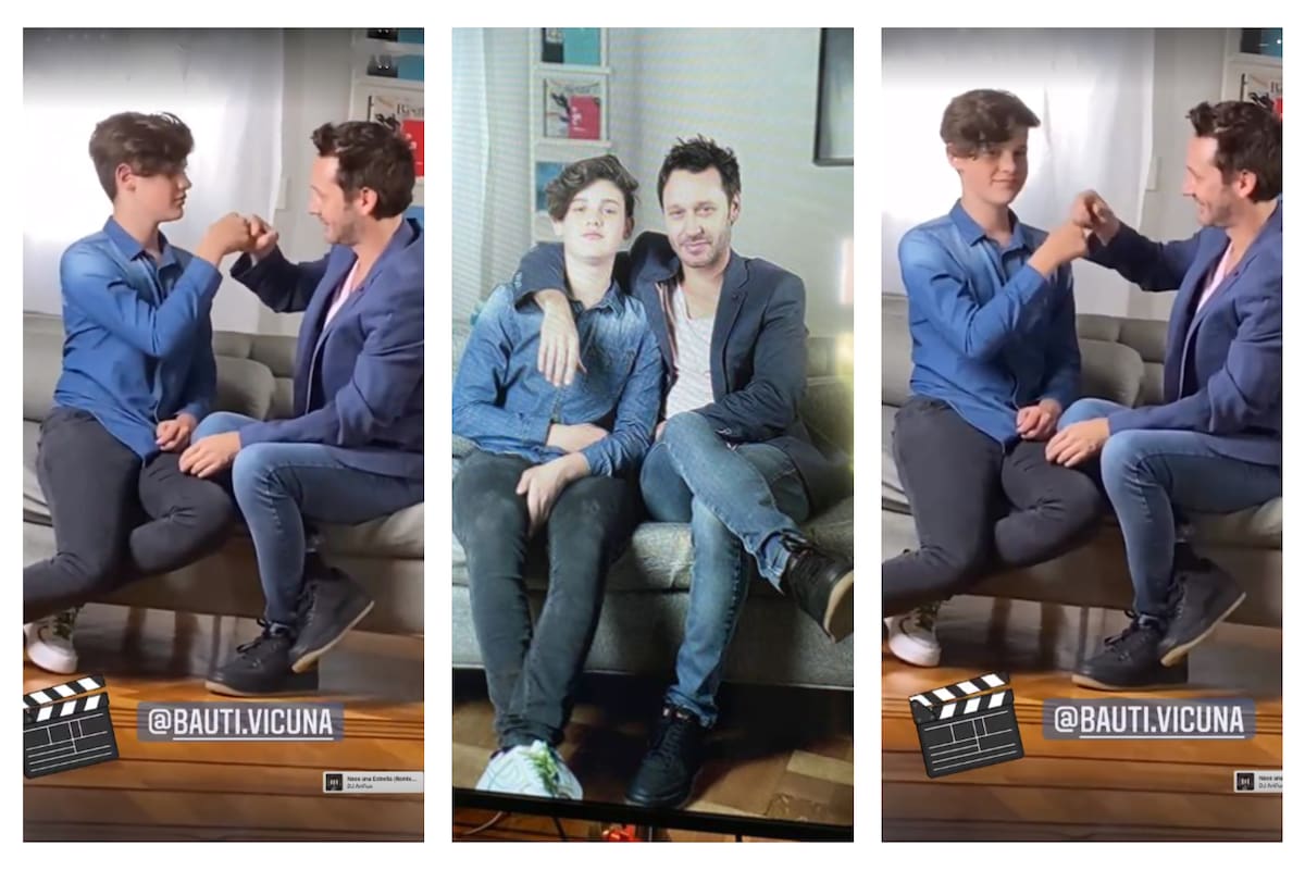 El hijo mayor de Pampita Ardohain y Benjamín Vicuña hizo su debut actoral junto a su padre