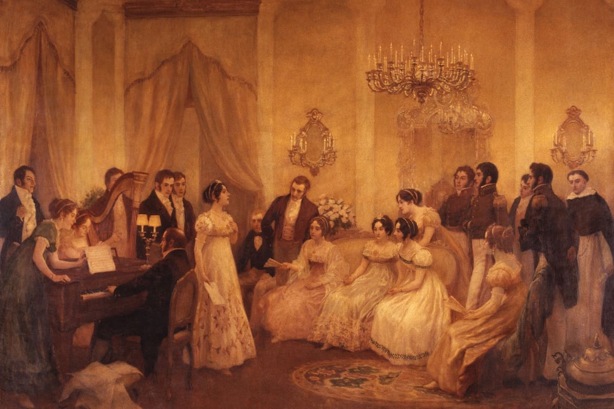 El Himno Nacional Argentino fue interpretado por primera vez en 1813 en la casa de Mariquita Sánchez de Thompson