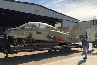 El histórico avión que protagonizó una hazaña contra los británicos en Malvinas fue declarado patrimonio
