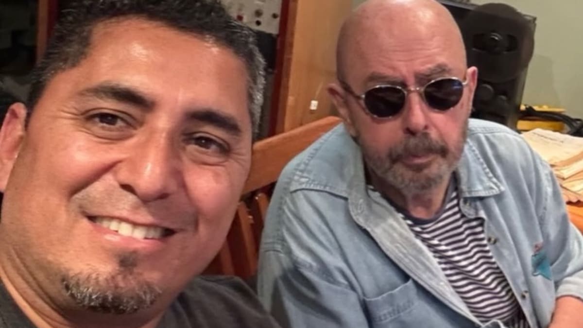 Revelaron la última foto del Indio Solari, tomada un día antes de su muerte