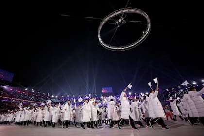El histórico desfile de las dos Coreas en PyeonChang