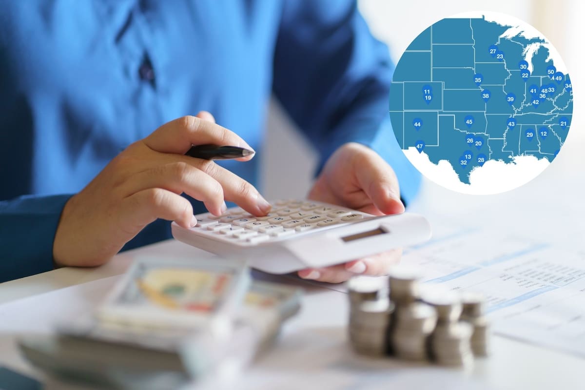 El hogar promedio estadounidense gasta 2126 dólares mensuales en facturas esenciales. A nivel nacional, esto representa el 34% de sus ingresos (Canva)