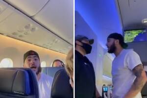 El hombre agredió a la tripulación del avión y fue escoltado por la policía tras el episodio