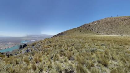 El hombre cayó por la pendiente en el Cerro Diamante