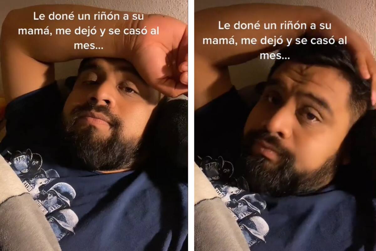 El hombre contó en TikTok que su pareja lo dejó por otro y en el lapso de un mes se casó