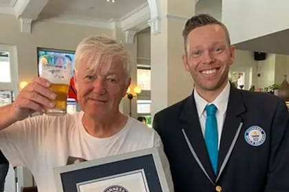 El hombre de 69 años ganó un Récord Guinness
