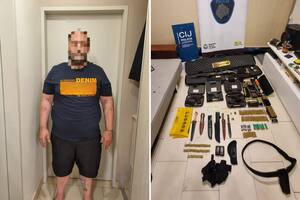 El hombre detenido por los tiros en Balvanera tenía un arsenal