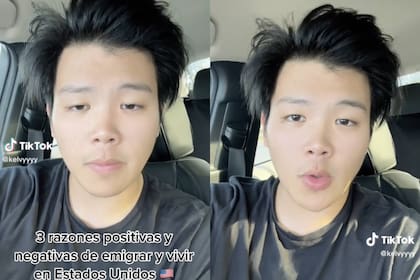 El hombre dijo que EE.UU. es un país de oportunidades, pero también tiene aspectos negativos