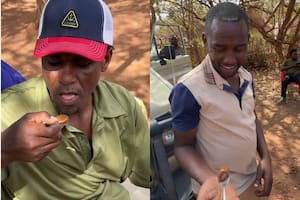 El hombre fue a Tanzania y les dio de probar dulce de leche a los ciudadanos
