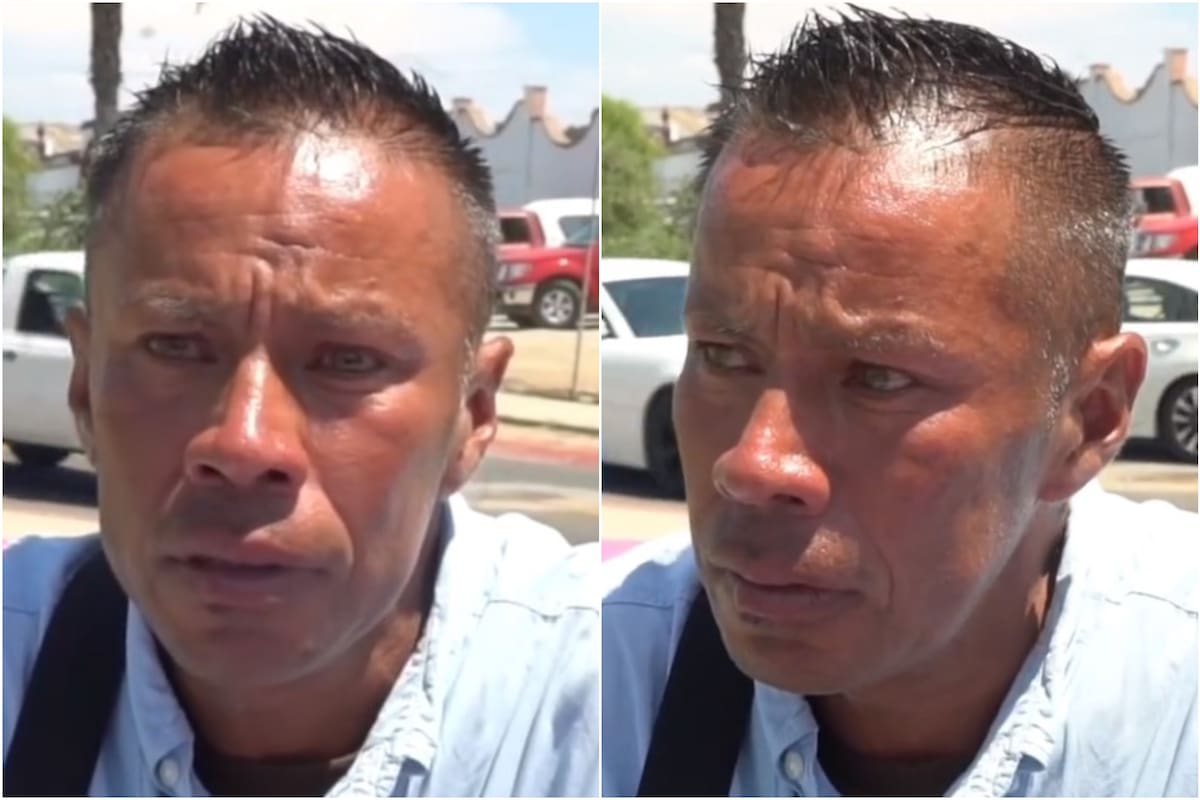 El hombre fue deportado y aguarda en la frontera en México para reunirse con su familia que vive en EE.UU.