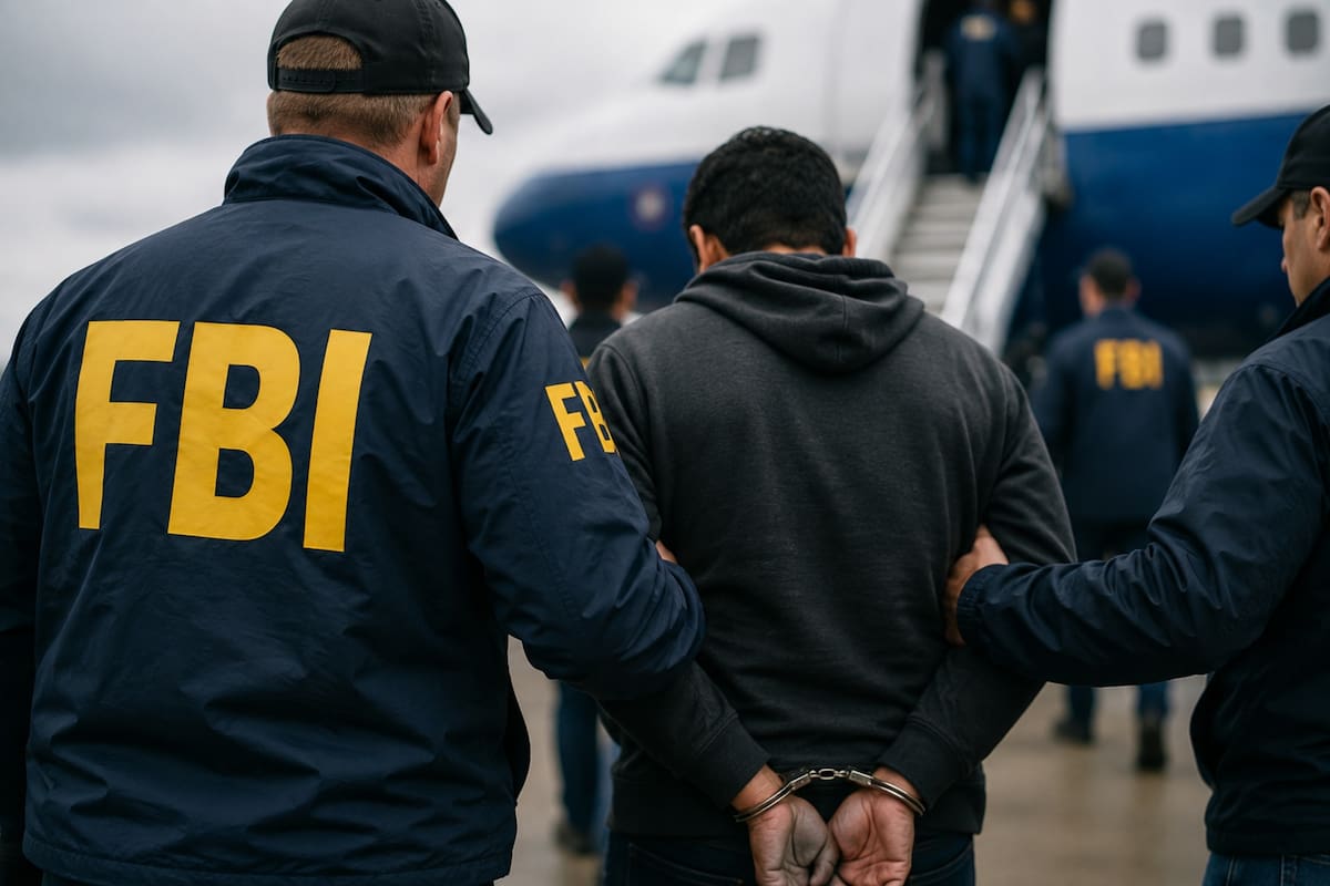 El hombre fue detenido durante una operación conjunta de ICE, FBI y CBP