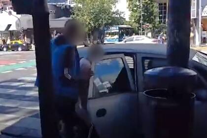 El hombre fue detenido en Belgrano