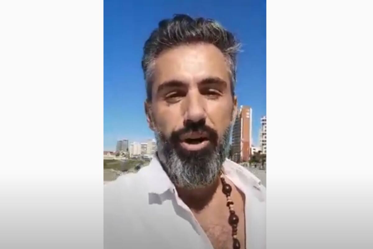 El hombre fue detenido por violar el aislamiento social obligatorio.