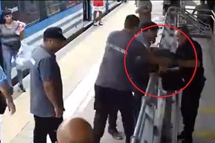 El hombre fue interceptado por un pasajero en la estación de Bernal