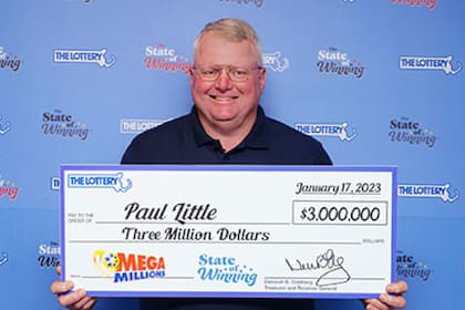 El hombre ganó tres millones de dólares al atinarle a casi toda la combinación del sorteo de Mega Millions