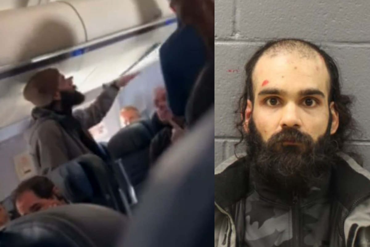 El hombre, identificado como Francisco Severo Torres, fue vetado de los vuelos futuros de United Airlines, luego de querer abrir la puerta en pleno vuelo y atacar a la tripulación