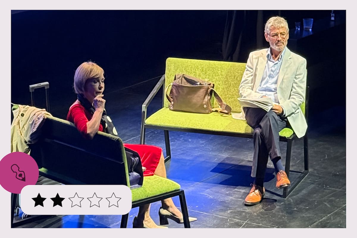 El hombre inesperado, con Inés Estévez y Germán Palacios