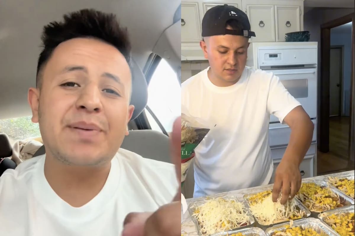 El hombre inició un negocio de salchipapas y las vendió a domicilio en Chicago, EE.UU.