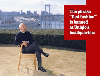 El hombre invisible Yanai Tadashi en la sede de Uniqlo en Ariake. Foto: The Economist.