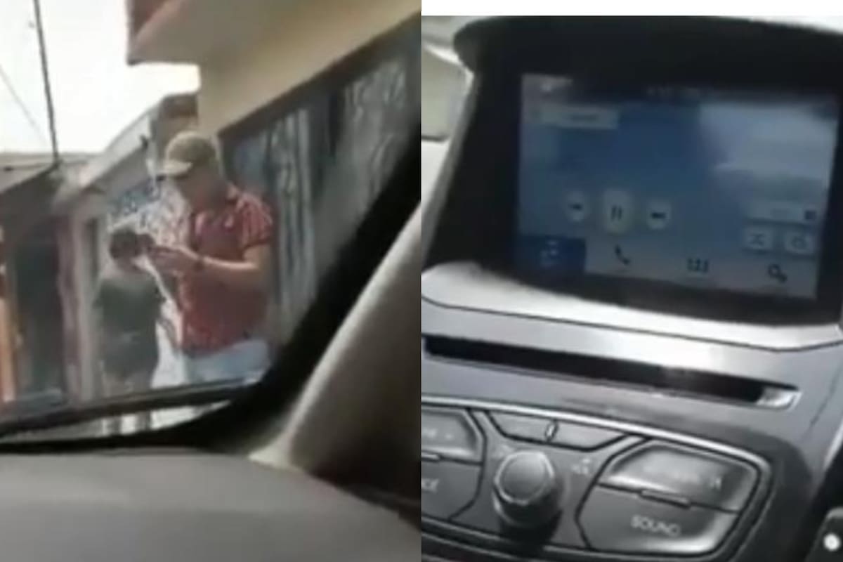 El hombre jamás llegó a sospechar que su pareja publicaría el video y que pronto sería viral (Foto:Instagram @gossipvehiculo)