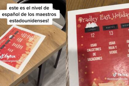 El hombre latino que vive en EE.UU. comentó en sus redes los errores de traducción en los materiales escolares de su hija